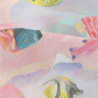 Watercolor Stained Fish Modern Jersey