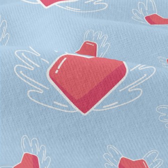 Hand Drawn Love Wings Modern Jersey