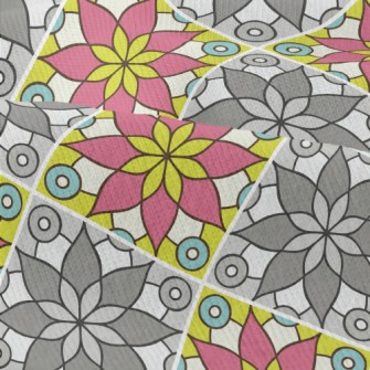 High Contrast Flowers Modern Jersey