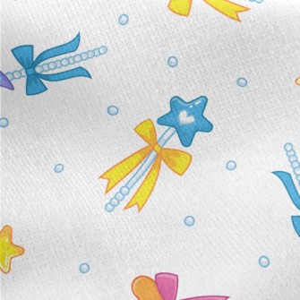Girl Heart Magic Wand Jersey Backed Fleece