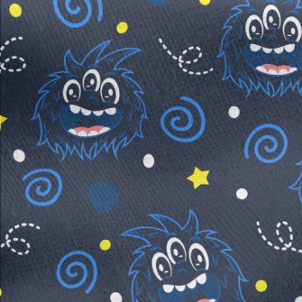 Roaring Three-Eyed Monster Jersey Backed Fleece