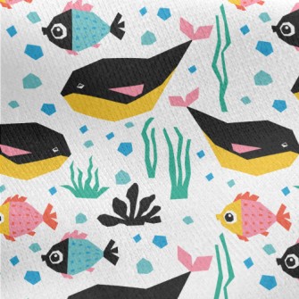 Rare Sea Creatures Jersey Backed Fleece