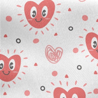 Big Eyes Love Jersey Backed Fleece