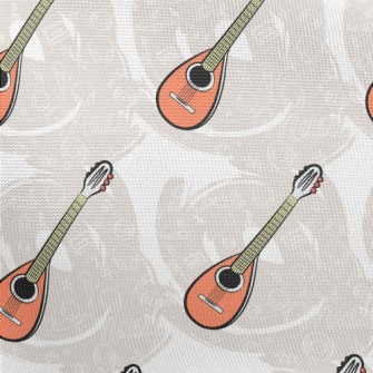 Small Cute Guitar Pongee