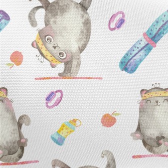 Sports Yoga Cat Pongee