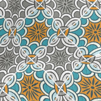 Radiant Flowers Stretch Jersey