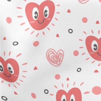 Big Eyes Love Lightweight Cotton Poplin