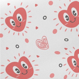 Big Eyes Love Midweight Cotton Poplin