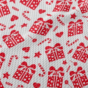Candy Cane Gift Love Birdseye Piqué