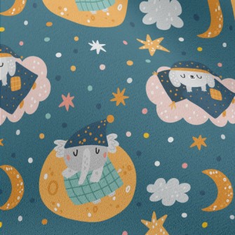 Good Night Puppy Elephant Chiffon