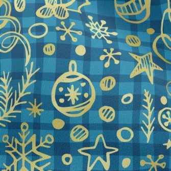 Shiny Christmas Decorations Chiffon