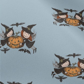 Cute Witch Pumpkin Chiffon