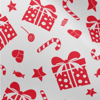 Candy Cane Gift Love Chiffon