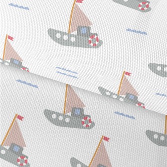 Sailing Boat On The Sea Waterproof Oxford