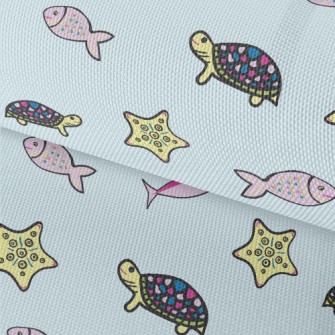 Turtle Starfish Small Fish Waterproof Oxford