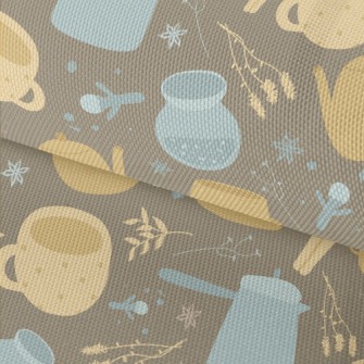 Simple Style Teacup Set Waterproof Oxford