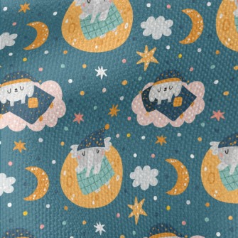 Good Night Puppy Elephant Waterproof Canvas