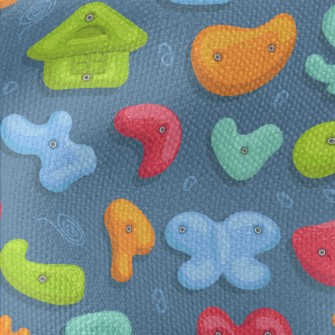Shaped Climbing Rocks Waterproof Canvas