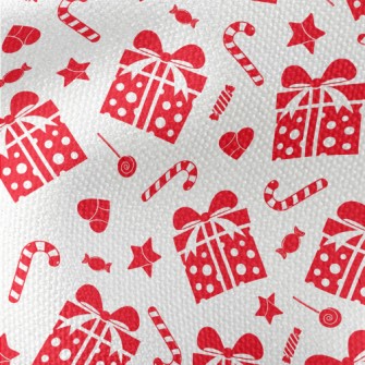 Candy Cane Gift Love Waterproof Canvas