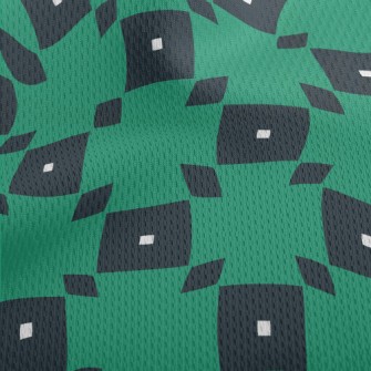 Arrange Geometric Blocks Neatl Athletic Mesh Flat Back