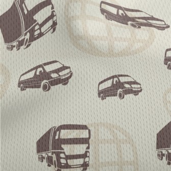Three-dimensional Handsome Car Athletic Mesh Flat Back