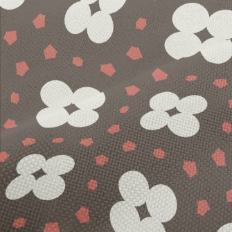 Geometric Patchwork Flowers Performance Linen