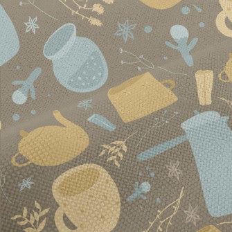 Simple Style Teacup Set Performance Linen