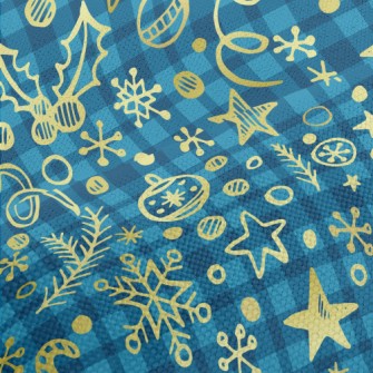 Shiny Christmas Decorations Performance Linen