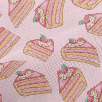 Delicious Strawberry Cake Performance Linen