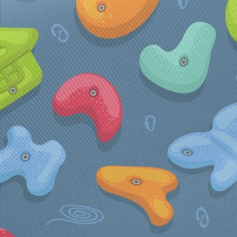 Shaped Climbing Rocks Twill
