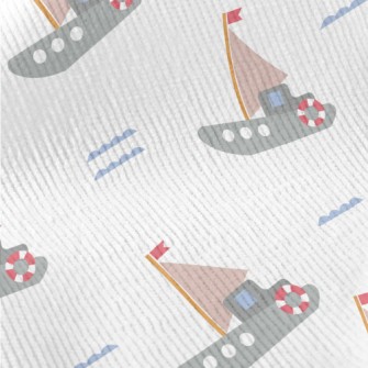 Sailing Boat On The Sea Standard Corduroy