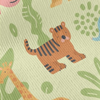 Cute Zoo Standard Corduroy