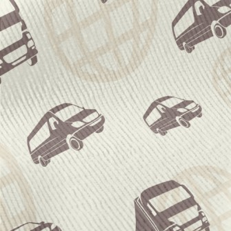 Three-dimensional Handsome Car Standard Corduroy