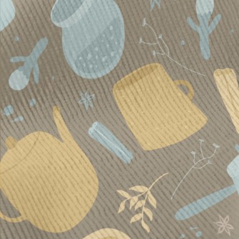 Simple Style Teacup Set Standard Corduroy