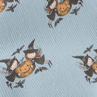Cute Witch Pumpkin Standard Corduroy