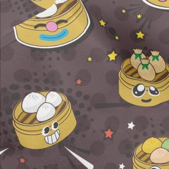 Hong Kong Style Steamed Snacks Micro Fleece