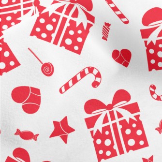 Candy Cane Gift Love Micro Fleece