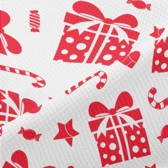 Candy Cane Gift Love Piqué