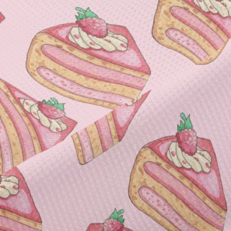 Delicious Strawberry Cake Piqué