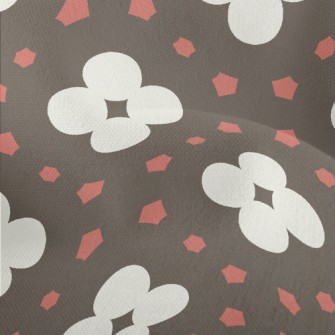 Geometric Patchwork Flowers Lightweight Performance Linen