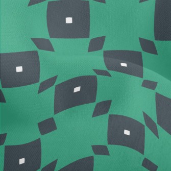 Arrange Geometric Blocks Neatl Lightweight Performance Linen