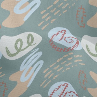 Random Geometry Lightweight Performance Linen