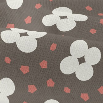 Geometric Patchwork Flowers Modern Jersey