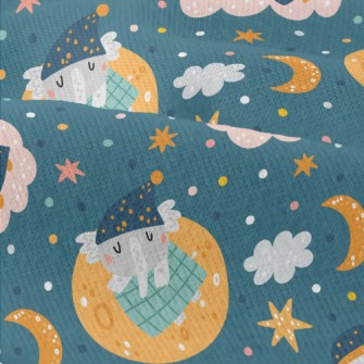 Good Night Puppy Elephant Modern Jersey