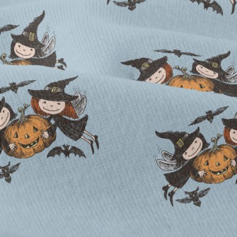 Cute Witch Pumpkin Modern Jersey