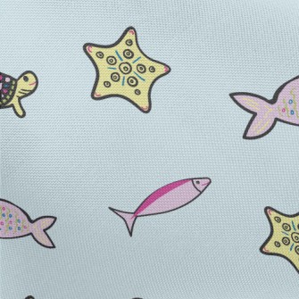 Turtle Starfish Small Fish Pongee