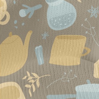 Simple Style Teacup Set Stretch Jersey