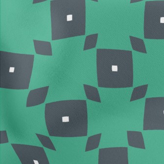 Arrange Geometric Blocks Neatl Lightweight Cotton Poplin