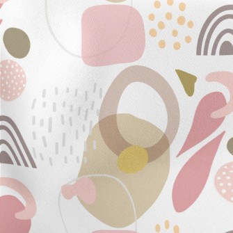 Rich Geometric Figures Lightweight Cotton Poplin