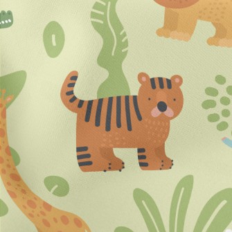 Cute Zoo Lightweight Cotton Poplin